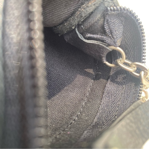 FOSSIL Sasha Patch Leather Keychain Coin Pouch NWT - Picture 3 of 7